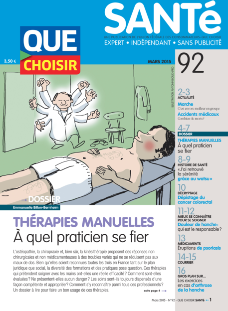 Couverture Que Choisir Santé - 92