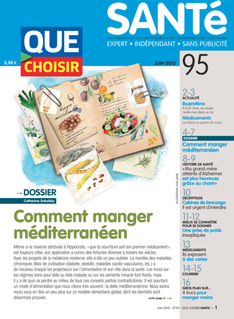 Couverture Que Choisir Santé - 95