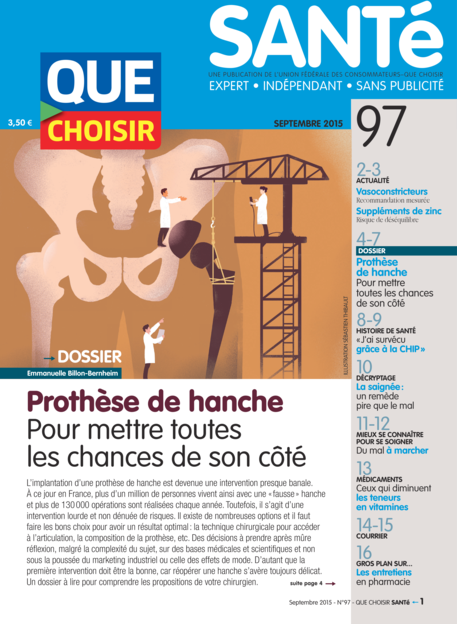 Couverture Que Choisir Santé - 97